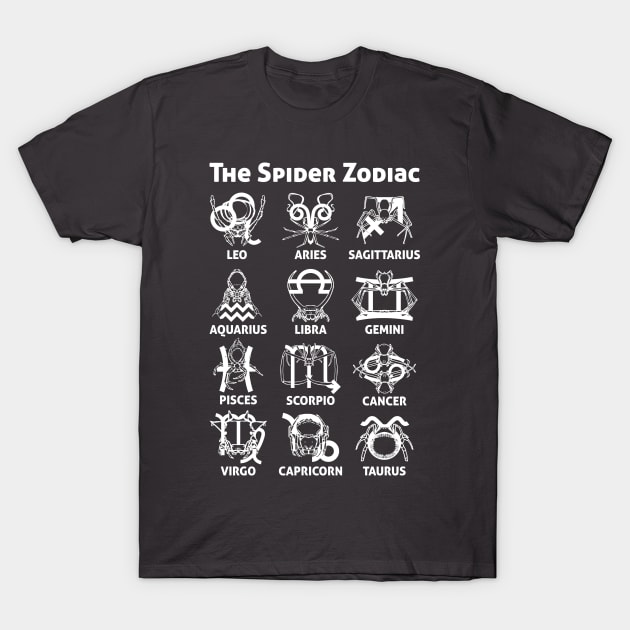 The Spider Zodiac T-Shirt by Spiderluf